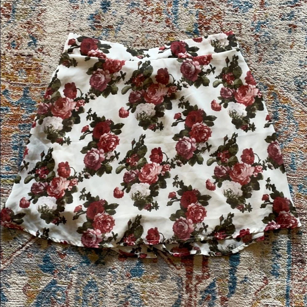 Tobi floral skirt
